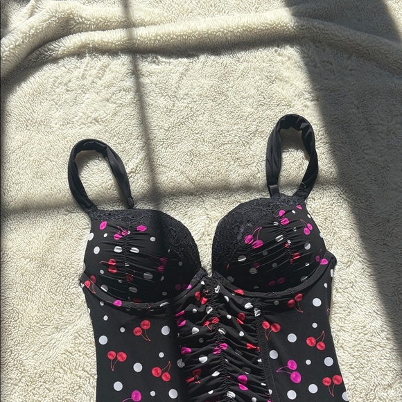 La Senza Hello Sugar Corset Top – Size XS | Y2K Aesthetic | Cherry Push-Up | - Picture 2 of 7